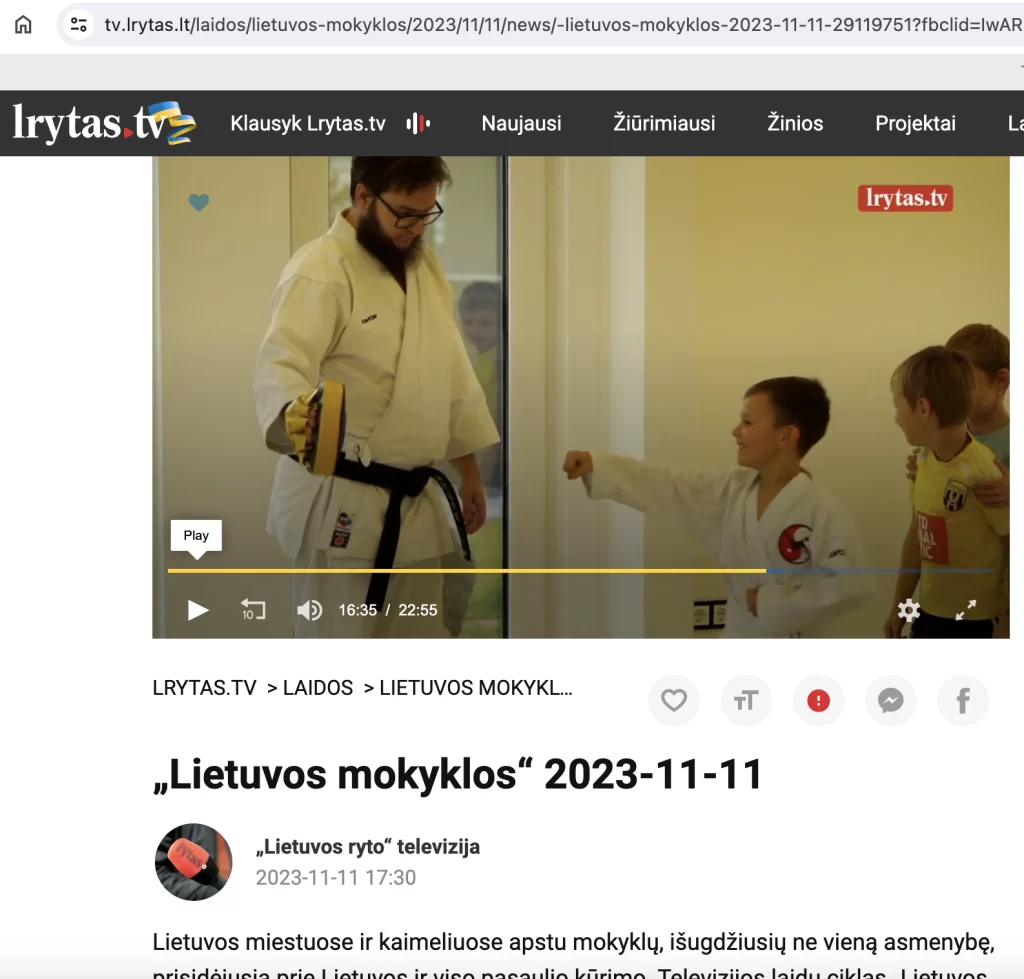 LRytas TV, „Lietuvos mokyklos“ laidos filmavimas (epizodai)